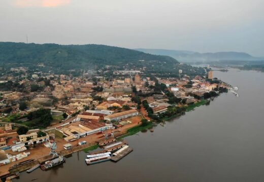 Vue aérienne de Bangui